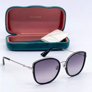 Sale! New Gucci Women's 56mm Black and Grey Metal Sunglasses!